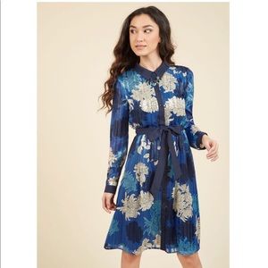 ModCloth Lace & Mesh Bosses Who Brunch Shirt Dress